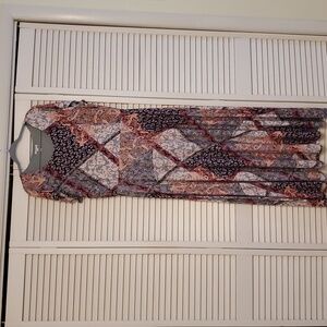 EST. 1946 Patchwork Pattern Floral Maxi Dress, Size 18/20W